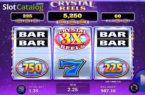 Οθόνη3. Crystal Reels Κουλοχέρης